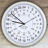 Image result for 24 Anolog Clock