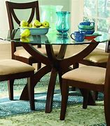 Image result for Glass Top Round 48 Inch Table