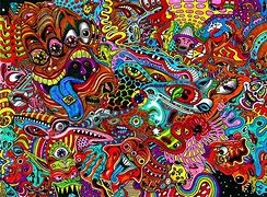 Image result for Psychedelic Horror Art