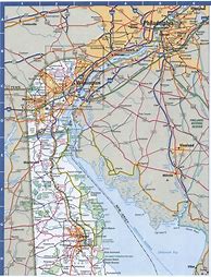 Image result for Online Road Map of Delaware