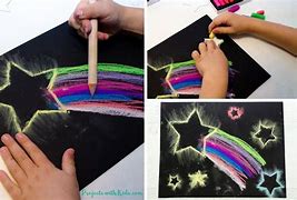 Image result for Shooting Star Painting for Kids