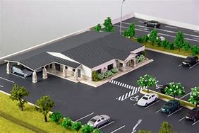 Image result for Funeral Home N Scale Model