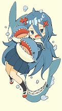 Image result for Cartoon Girl Shark