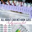 Image result for Crochet Hook Size Chart Printable