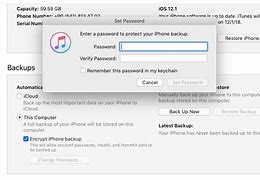Image result for iTunes Backup Encryption Password