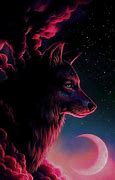 Image result for Red and Black Wolf PFP