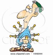 Image result for Julius Caesar Sword Cartoon