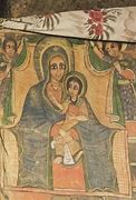 Image result for Virgin Mary Icon Dark Blue and Halo and Stars