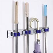 Image result for Mop and Broom Holders Wall Mounted