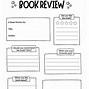 Image result for Book Review Template for College