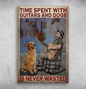 Image result for Guitar Man with Dog