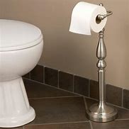 Image result for Stand alone Toilet Paper Holder