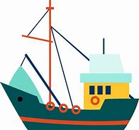 Image result for Small Fishing Boat Clip Art