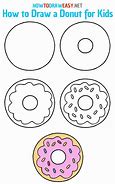 Image result for Draw Cute Donut Easy