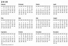 Image result for 2018 Calendar