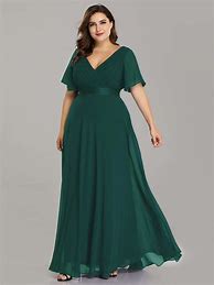 Image result for Elegant Chiffon Plus Size Dress