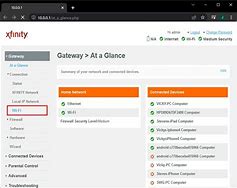 Image result for Xfinity Wifi Password Settings