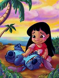 Image result for Lilo and Stitch Flower Wallpaper