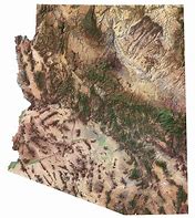 Image result for Arizona Geographic Map