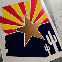 Image result for Arizona State Flag Sticker