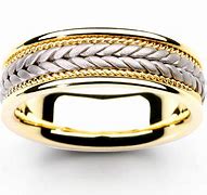 Image result for Platinum and Gold Wedding Rings