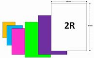 Image result for 2R Size in Cm