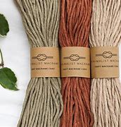 Image result for Colored Macrame Cord