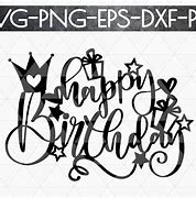 Image result for Birthday SVG Files