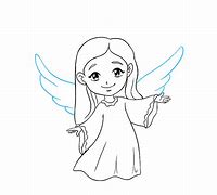 Image result for Angel Drawings Easy Pencil