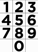 Image result for Printable Numbers 0 9