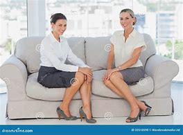 Image result for Happy Businessman and Woman in Sofa