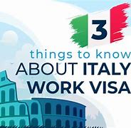 Image result for Working Visa Italy