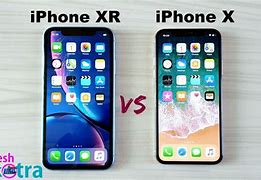 Image result for iPhone XR vs iPhone X Sideby Side