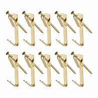 Image result for Plastic White Picture Hangers with 4 Nails