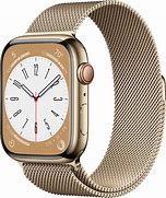 Image result for Apple Watch Gold Stainless Steel Case with Milanese Loop