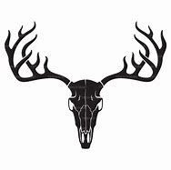 Image result for Deer Skull Vector