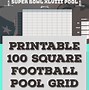 Image result for Football Box Pool Grid
