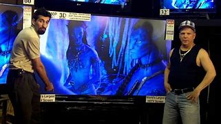 Image result for Biggest TV Next to a Person