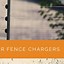 Image result for Solar Fence Charger