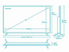 Image result for Sony 60" TV Size 2020