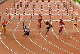 Image result for 100 Meters On a Track