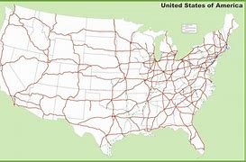 Image result for Printable Interstate Highway Map