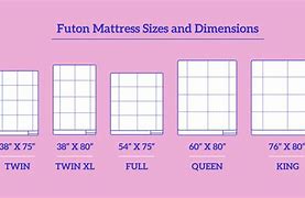 Image result for Waterbed Mattress Sizes Chart