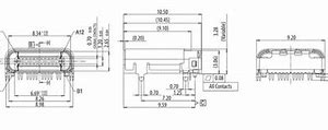 Image result for USBC Dimensions