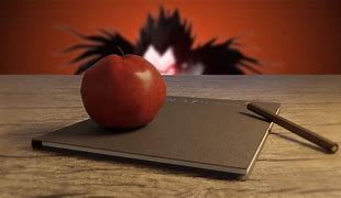 Image result for Death Note Characters with Apple Pruse