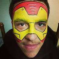Image result for Iron Man Face Paint