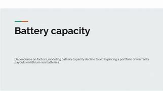 Image result for Largest Battery Capacity