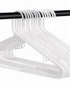 Image result for White Plastic Hangers Thin