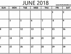 Image result for Calendar of June 1018