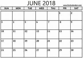 Image result for June 2018 Printable Free Templates